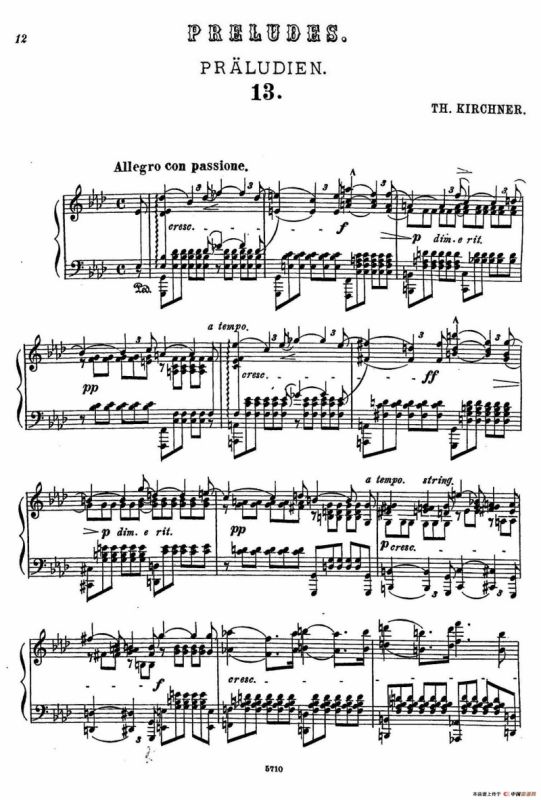 16 Preludes Op.9（16首前奏曲·13）