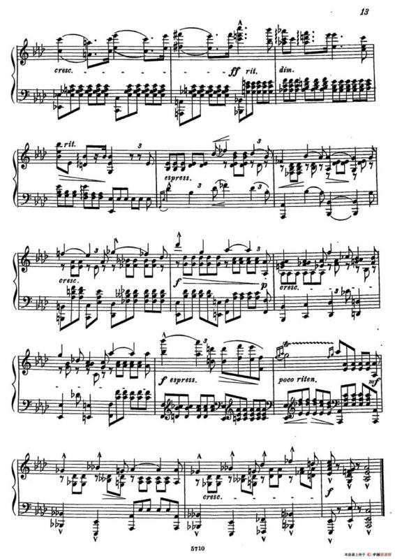 16 Preludes Op.9（16首前奏曲·13）