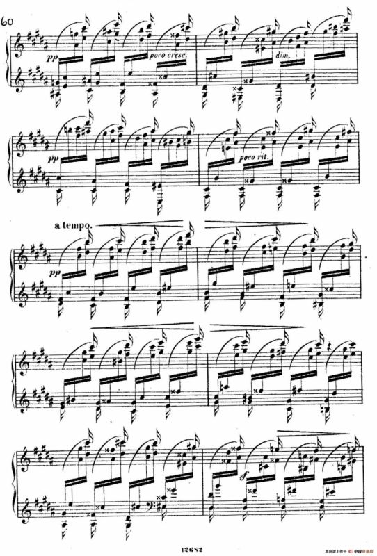 Douze Etudes de Salon Op.5（12首沙龙练习曲·12）