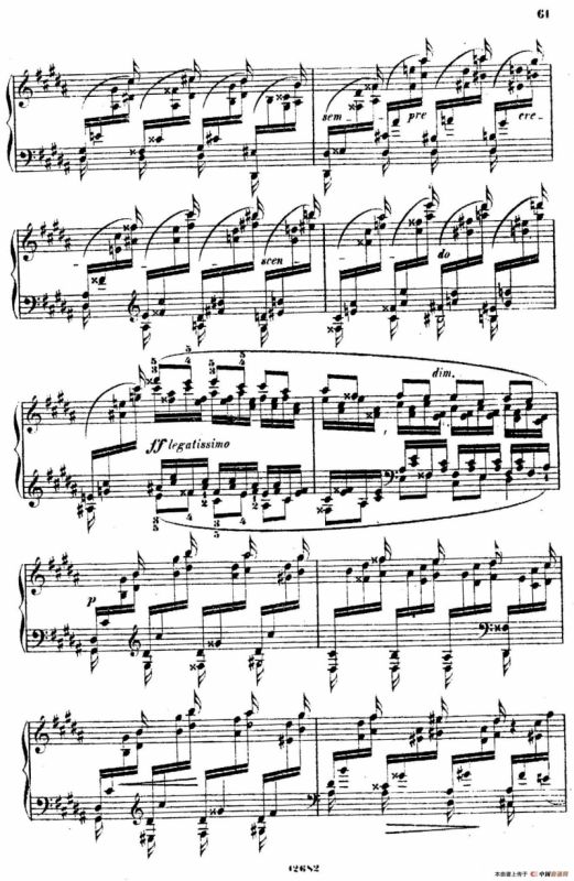 Douze Etudes de Salon Op.5（12首沙龙练习曲·12）