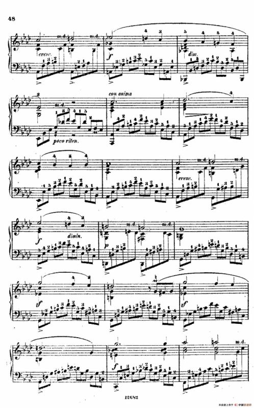 Douze Etudes de Salon Op.5（12首沙龙练习曲·10）