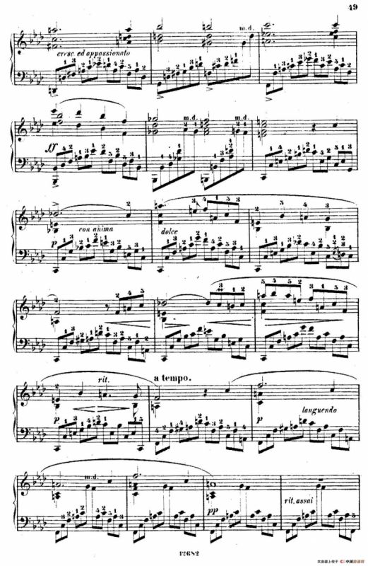 Douze Etudes de Salon Op.5（12首沙龙练习曲·10）