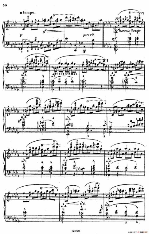 Douze Etudes de Salon Op.5（12首沙龙练习曲·10）