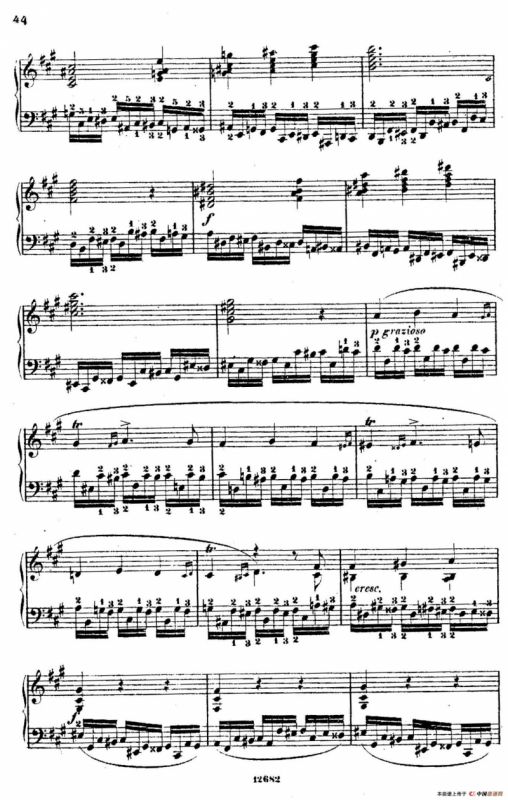 Douze Etudes de Salon Op.5（12首沙龙练习曲·9）