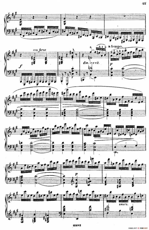 Douze Etudes de Salon Op.5（12首沙龙练习曲·9）