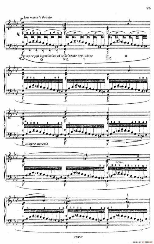 Douze Etudes de Salon Op.5（12首沙龙练习曲·6）