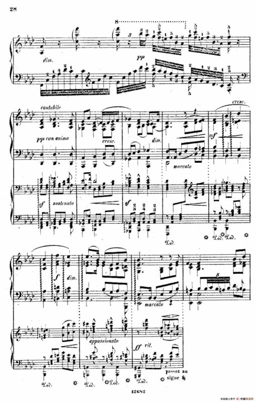 Douze Etudes de Salon Op.5（12首沙龙练习曲·6）