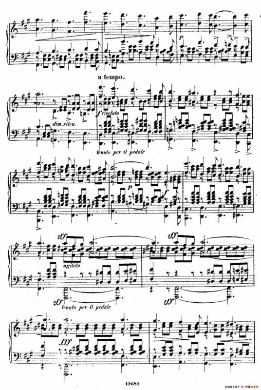 Douze Etudes de Salon Op.5（12首沙龙练习曲·5）