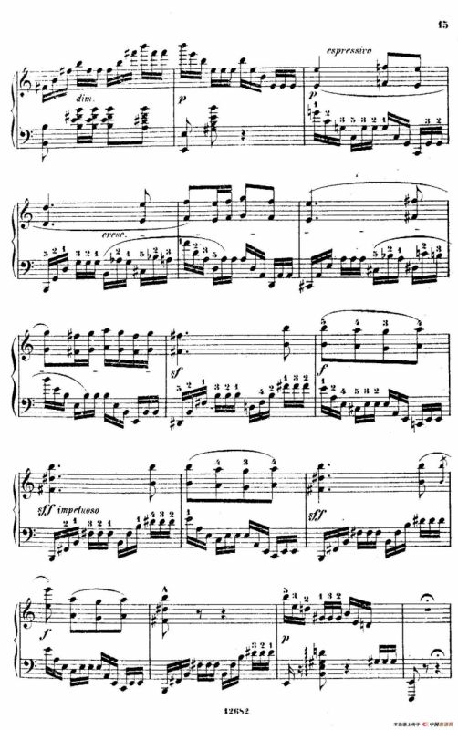 Douze Etudes de Salon Op.5（12首沙龙练习曲·3）