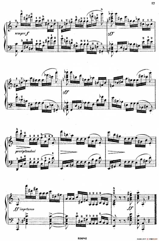 Douze Etudes de Salon Op.5（12首沙龙练习曲·3）