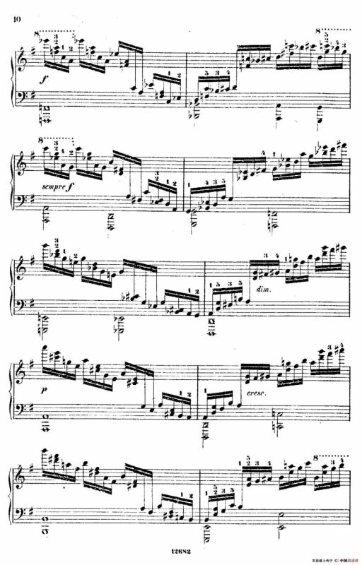 Douze Etudes de Salon Op.5（12首沙龙练习曲·2）