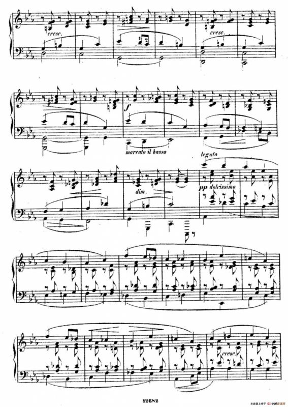 Douze Etudes de Salon Op.5（12首沙龙练习曲·1）