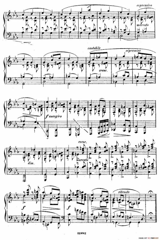 Douze Etudes de Salon Op.5（12首沙龙练习曲·1）