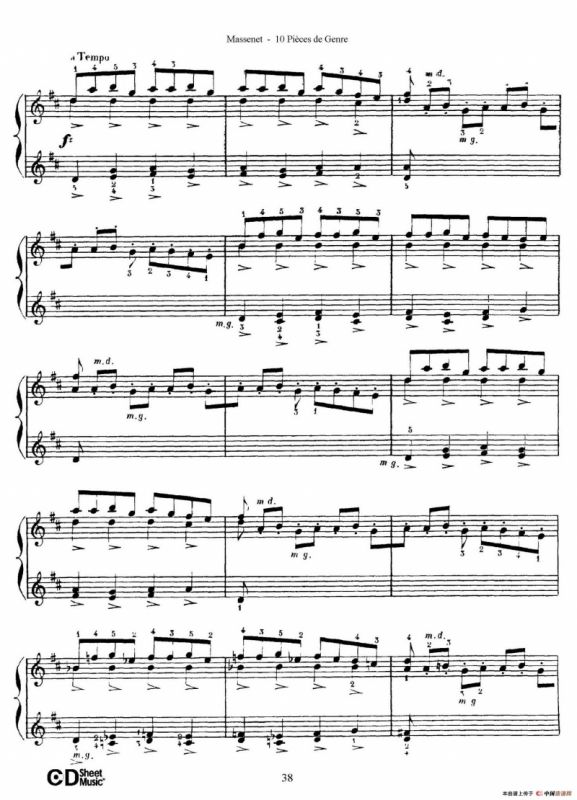 Dix Pièces de Genre Op.10（10首个性小品·Ⅹ）