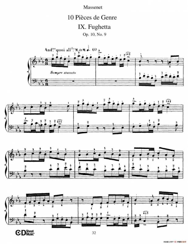 Dix Pièces de Genre Op.10（10首个性小品·Ⅸ）