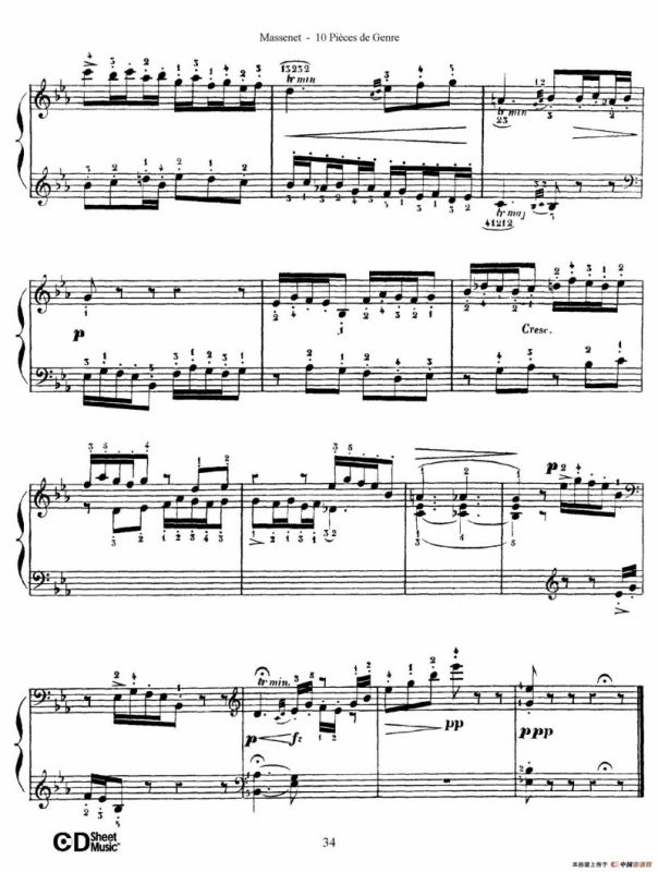 Dix Pièces de Genre Op.10（10首个性小品·Ⅸ）