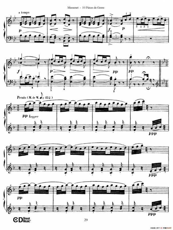 Dix Pièces de Genre Op.10（10首个性小品·Ⅷ）