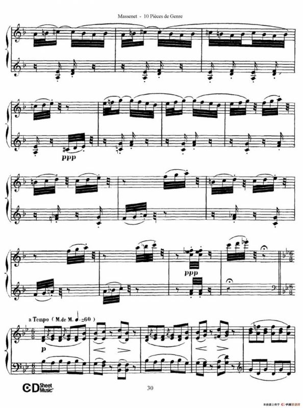 Dix Pièces de Genre Op.10（10首个性小品·Ⅷ）