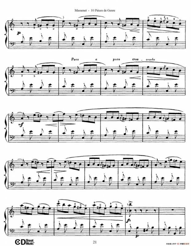 Dix Pièces de Genre Op.10（10首个性小品·Ⅵ）
