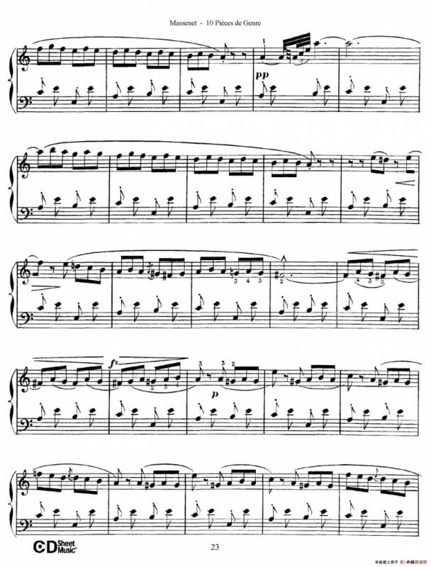 Dix Pièces de Genre Op.10（10首个性小品·Ⅵ）