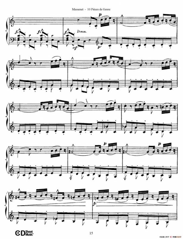 Dix Pièces de Genre Op.10（10首个性小品·Ⅳ）