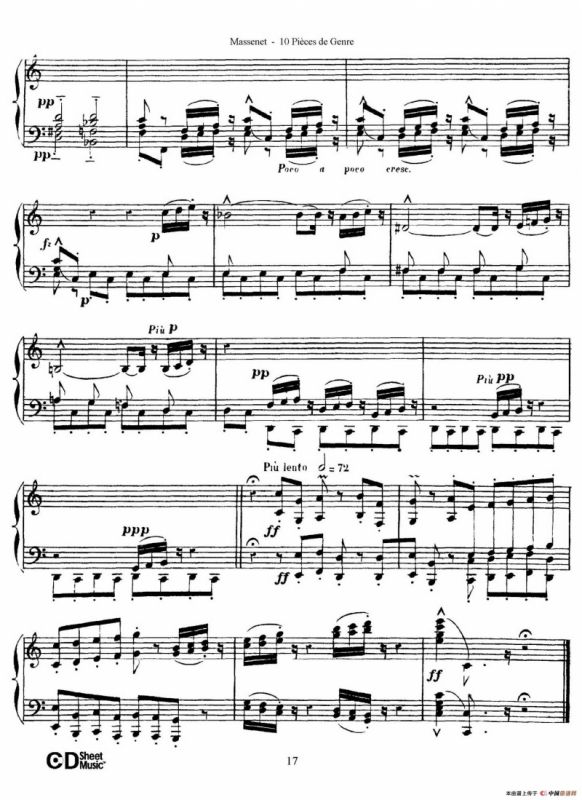 Dix Pièces de Genre Op.10（10首个性小品·Ⅳ）