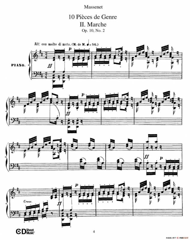 Dix Pièces de Genre Op.10（10首个性小品·Ⅱ）