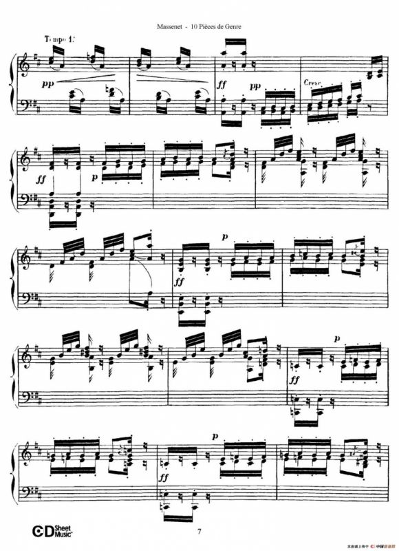 Dix Pièces de Genre Op.10（10首个性小品·Ⅱ）