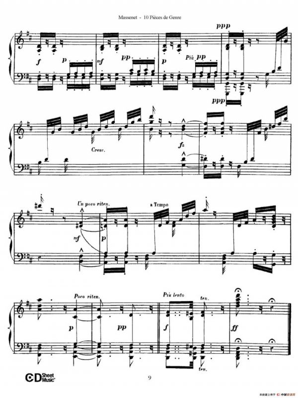 Dix Pièces de Genre Op.10（10首个性小品·Ⅱ）