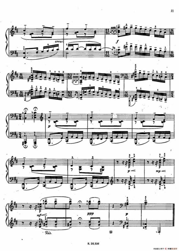 Tcherepnin - 10 Bagatelles Op.5（齐尔品-10首小品·4）