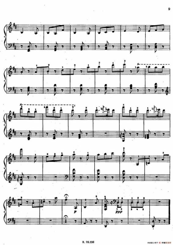 Tcherepnin - 10 Bagatelles Op.5（齐尔品-10首小品·3）