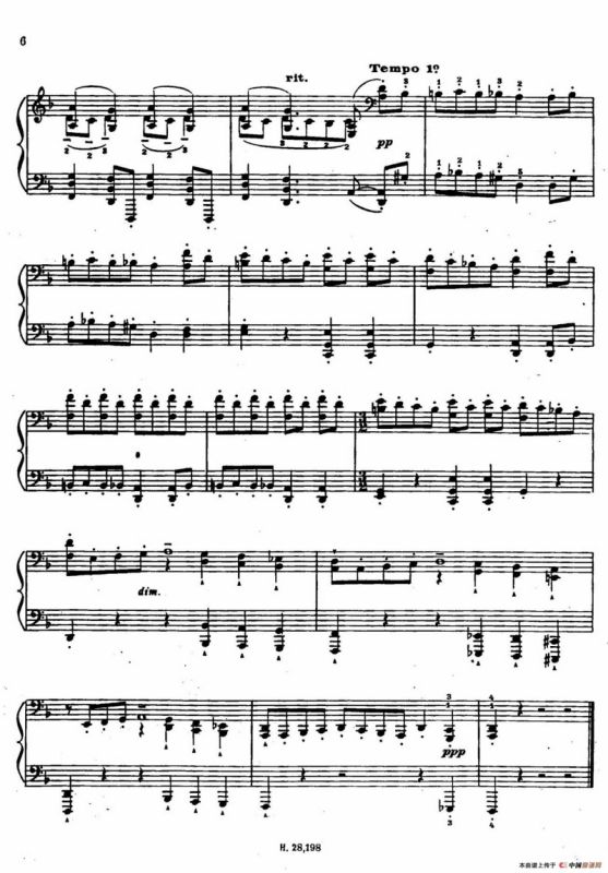 Tcherepnin - 10 Bagatelles Op.5（齐尔品-10首小品·2）