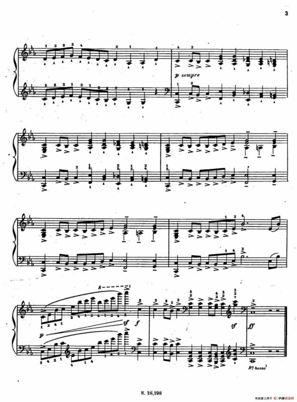 Tcherepnin - 10 Bagatelles Op.5（齐尔品-10首小品·1）