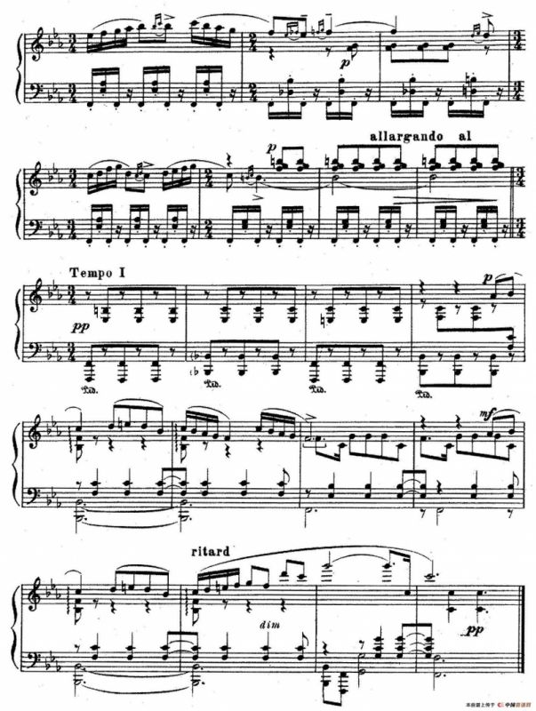 Ten Pieces from Cinderella Op.97（10首小品 - 选自舞剧《灰姑娘》·6）