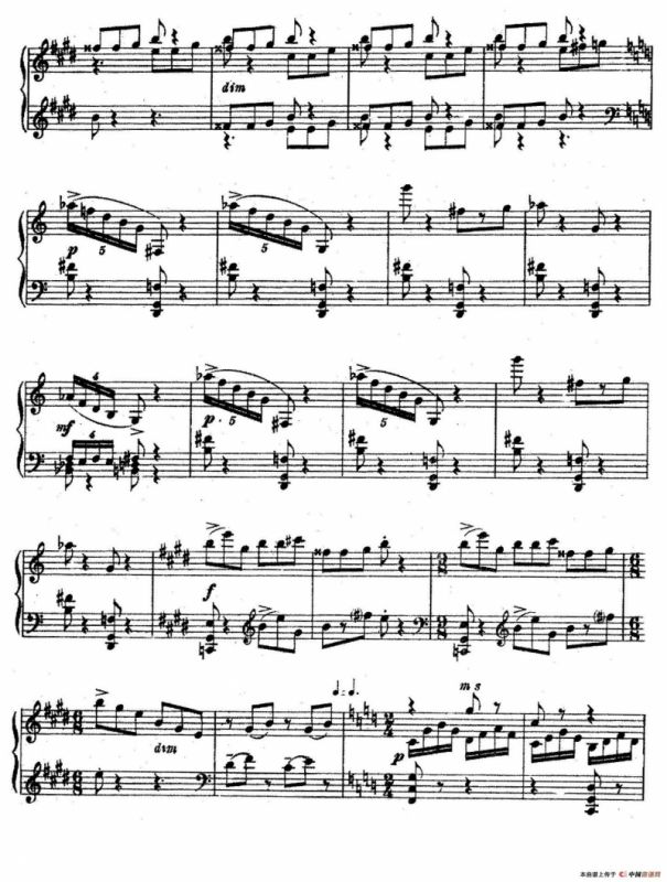 Ten Pieces from Cinderella Op.97（10首小品 - 选自舞剧《灰姑娘》·1）