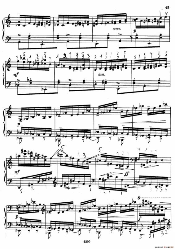 Prokofiev - Ten Pieces Op.12（普罗科菲耶夫-10首小品·10）