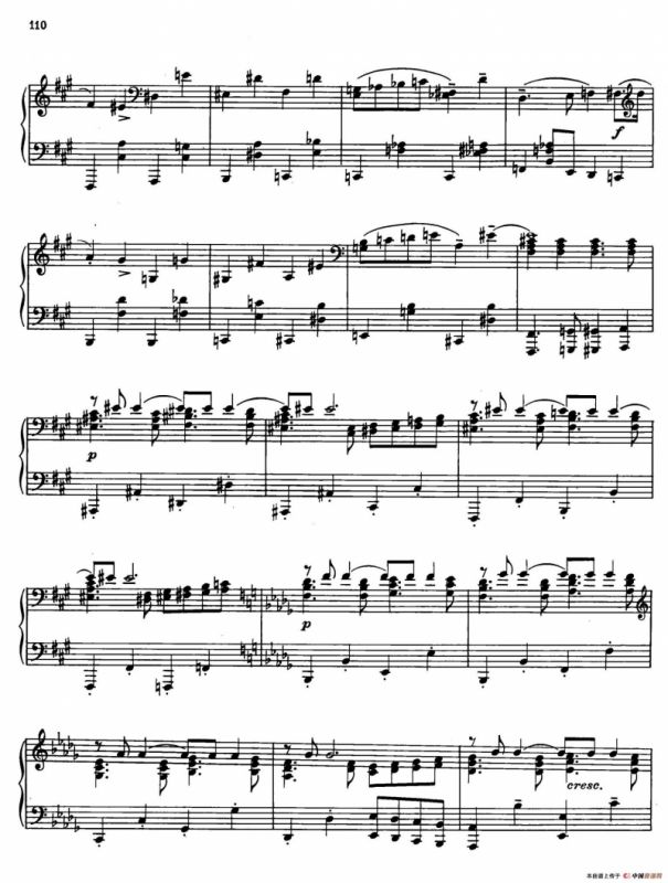 Prokofiev - Ten Pieces Op.12（普罗科菲耶夫-10首小品·8）