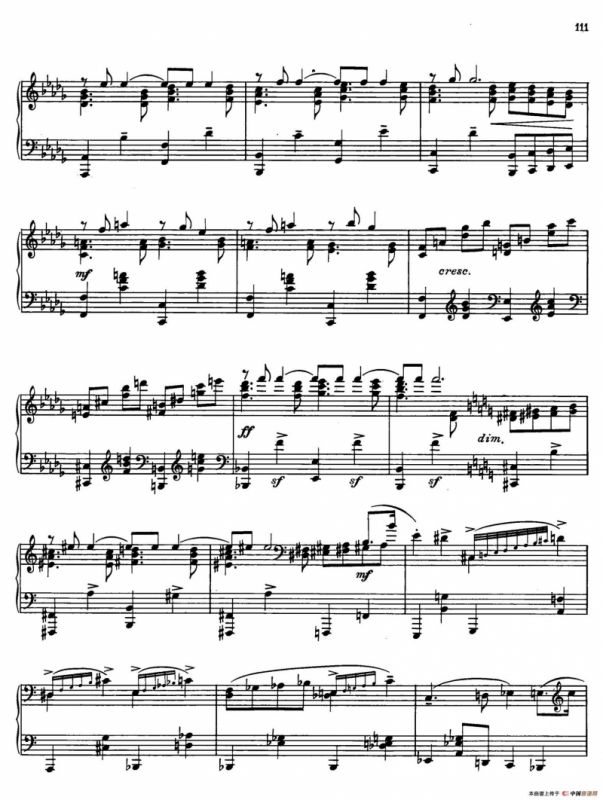 Prokofiev - Ten Pieces Op.12（普罗科菲耶夫-10首小品·8）