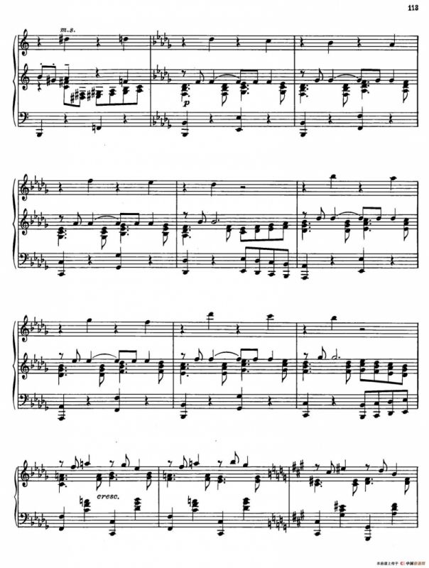 Prokofiev - Ten Pieces Op.12（普罗科菲耶夫-10首小品·8）