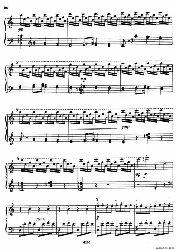 Prokofiev - Ten Pieces Op.12（普罗科菲耶夫-10首小品·7）