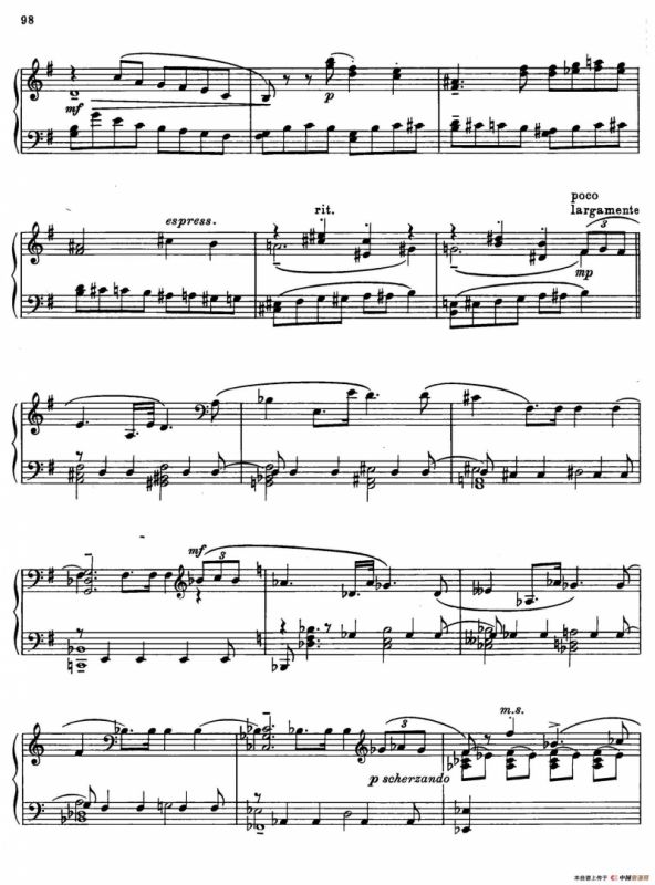 Prokofiev - Ten Pieces Op.12（普罗科菲耶夫-10首小品·5）
