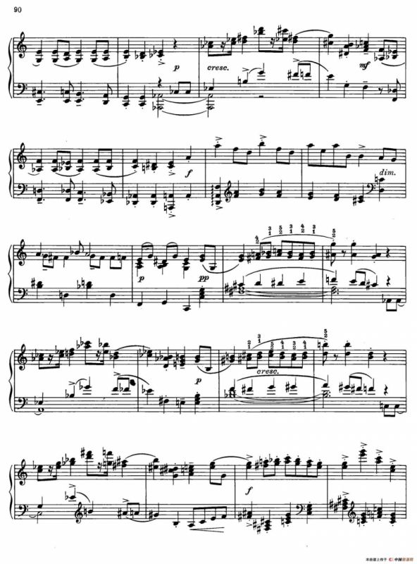 Prokofiev - Ten Pieces Op.12（普罗科菲耶夫-10首小品·3）