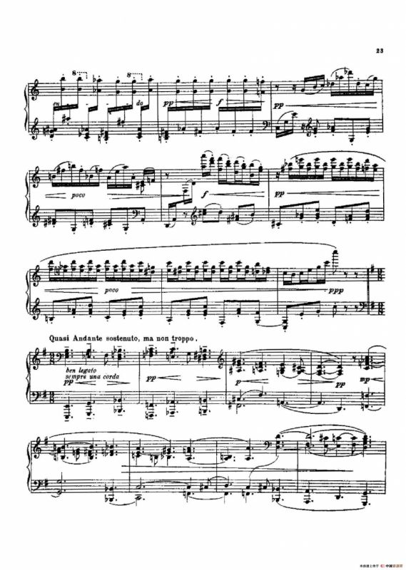 Six Intermezzi Op.45（6首间奏曲·4）