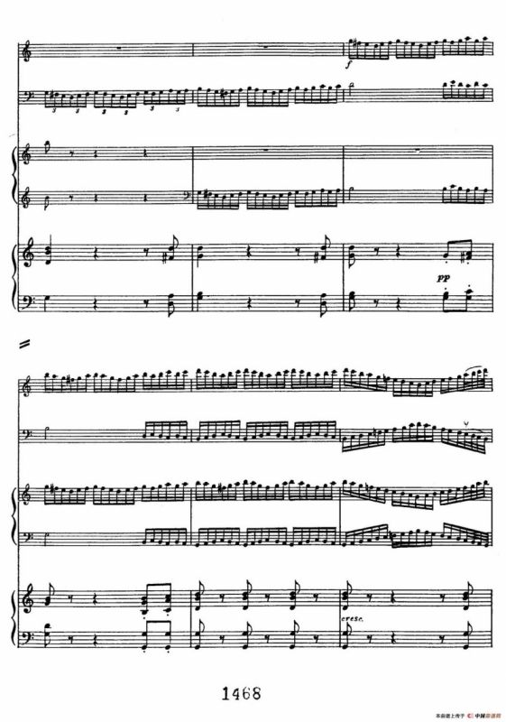 Triple Concerto in C Major Op.56（C大调三重协奏曲·双钢琴·Ⅲ）