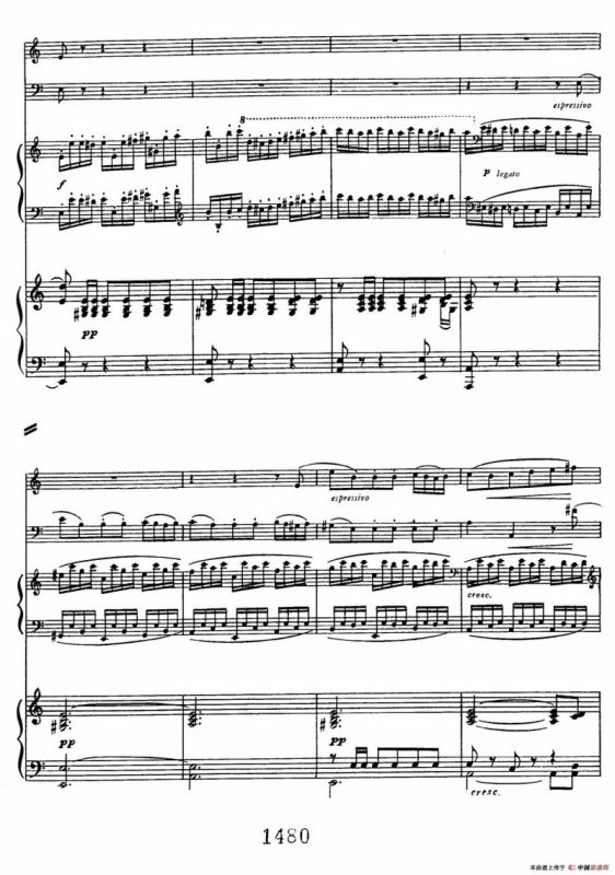 Triple Concerto in C Major Op.56（C大调三重协奏曲·双钢琴·Ⅲ）