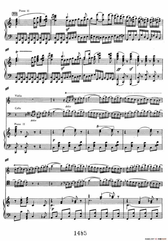 Triple Concerto in C Major Op.56（C大调三重协奏曲·双钢琴·Ⅲ）