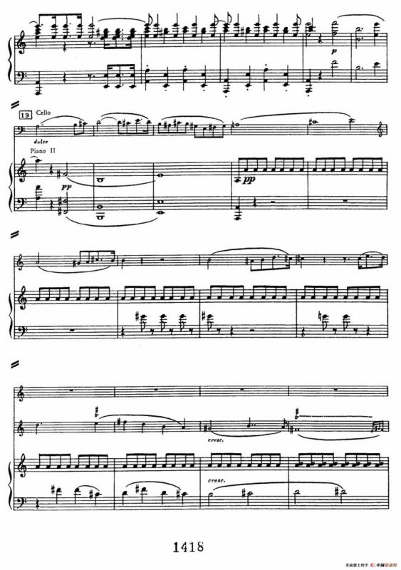 Triple Concerto in C Major Op.56（C大调三重协奏曲·双钢琴·Ⅰ）