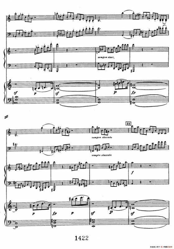 Triple Concerto in C Major Op.56（C大调三重协奏曲·双钢琴·Ⅰ）