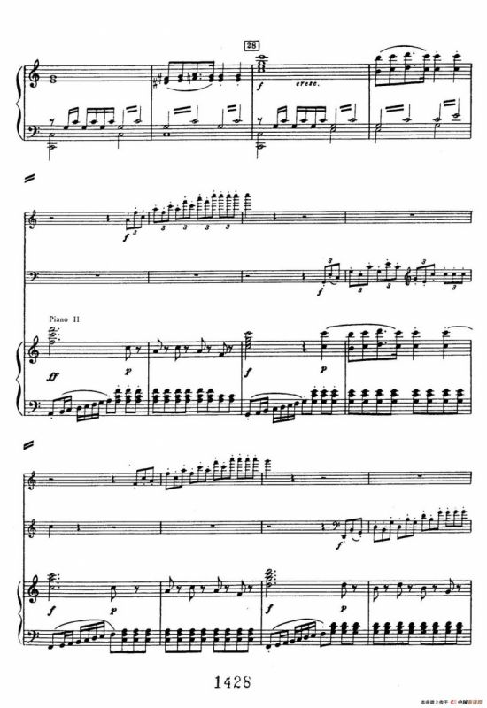 Triple Concerto in C Major Op.56（C大调三重协奏曲·双钢琴·Ⅰ）