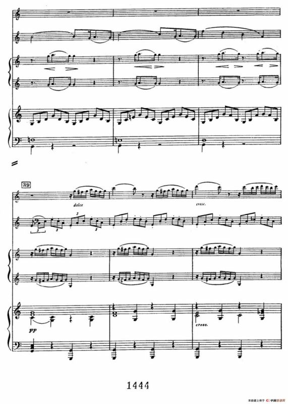 Triple Concerto in C Major Op.56（C大调三重协奏曲·双钢琴·Ⅰ）